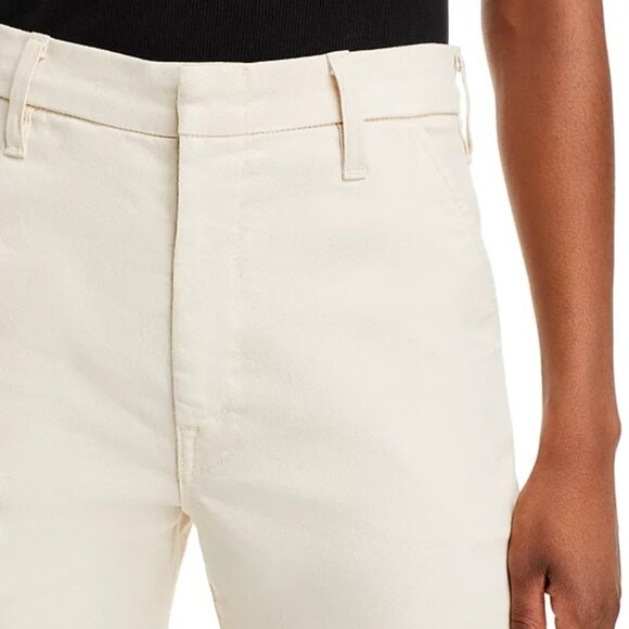 MOTHER The Sk8er Prep Sneak High Rise Wide Leg Ecru Trouser Jeans Size 27 NWT - Picture 5 of 7